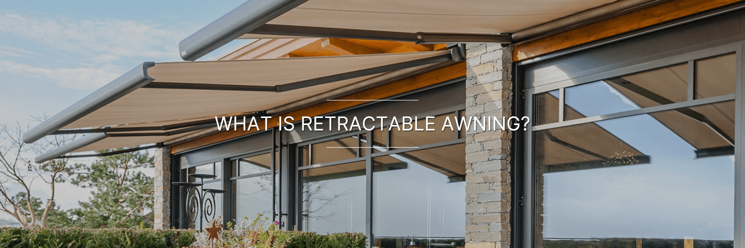 What is a retractable awning by Vista