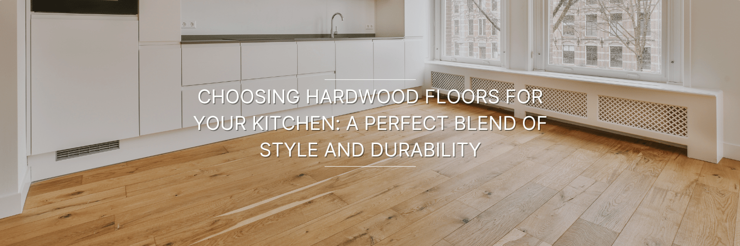 Hardwood floors in the kitchen