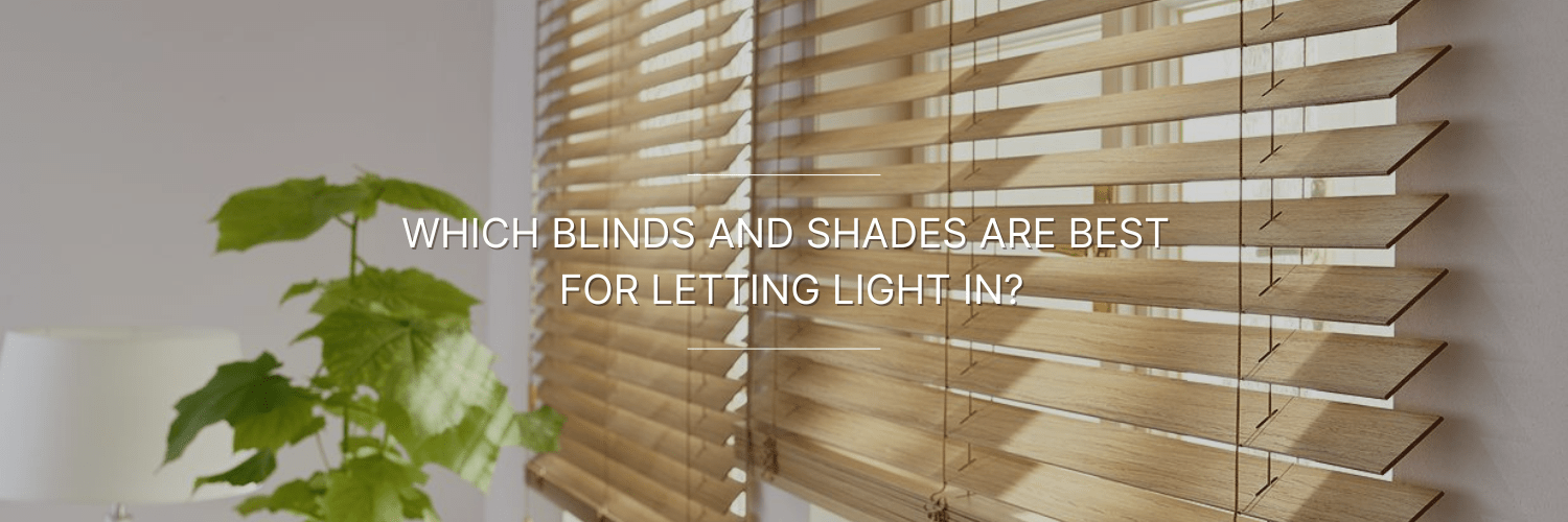 light passing through wooden blinds