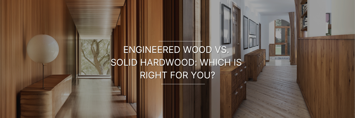 engineered wood and solid hardwood