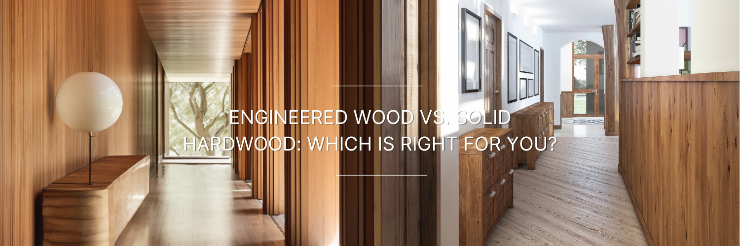 engineered wood and solid hardwood