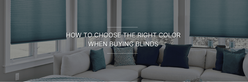 window blinds in a living room