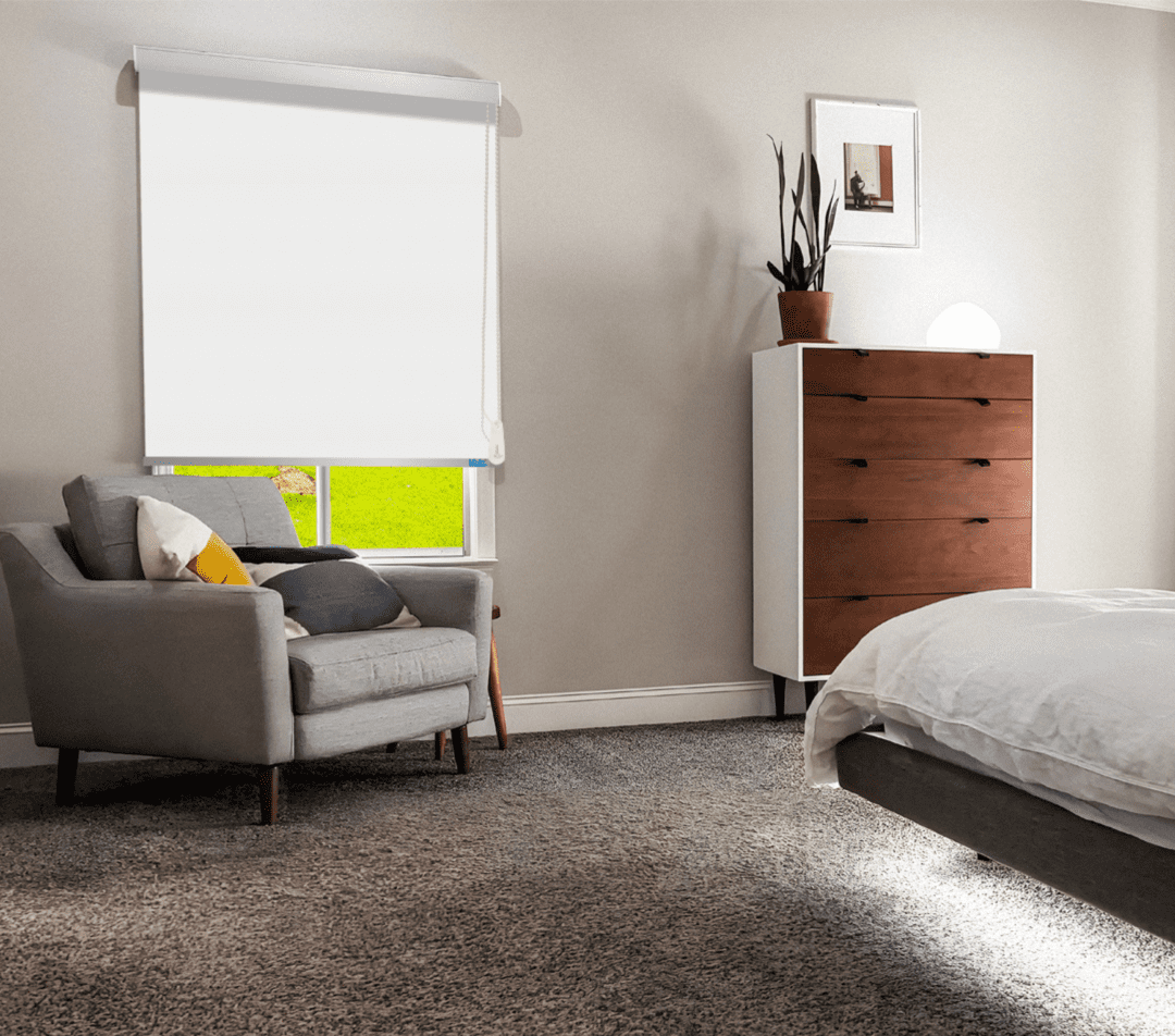 Roller Blinds - Blackout Cloud Nine (01 White) - Image 2