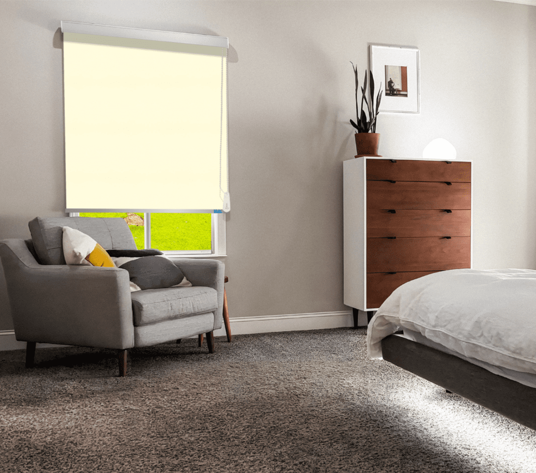Roller Blinds - Blackout DS Opaque (02 Linen) - Image 2
