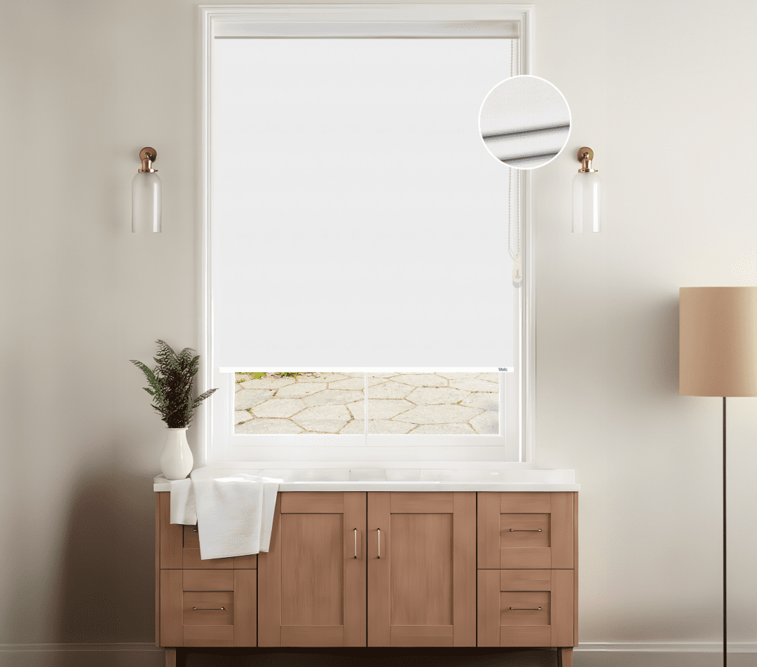 Roller Blinds - Blackout Cloud Nine (01 White)