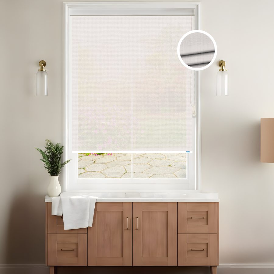 Roller Blinds - Screen Mellow (ML 02 Ivory)