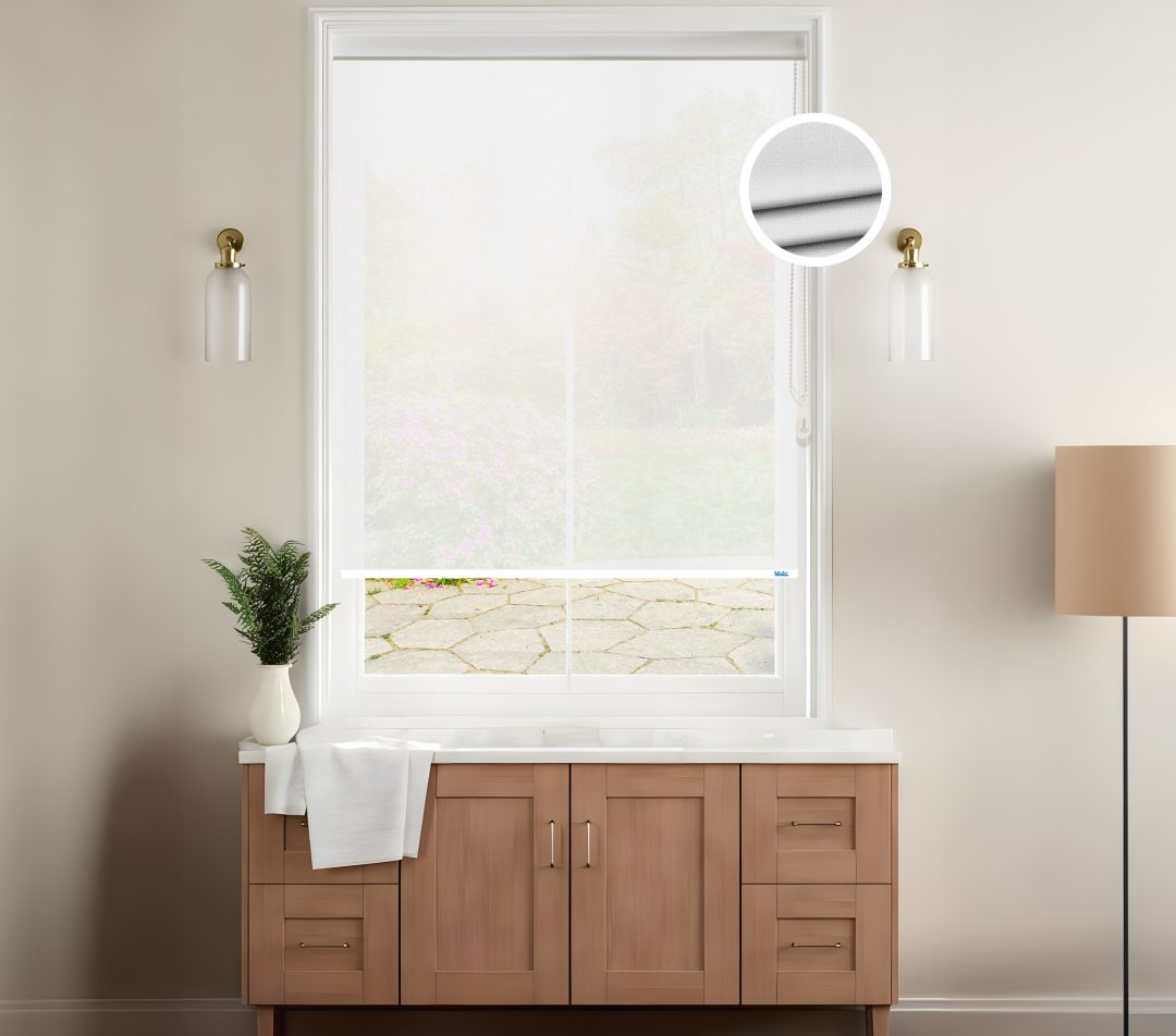 Roller Blinds - Screen Classic 1% (White 111)