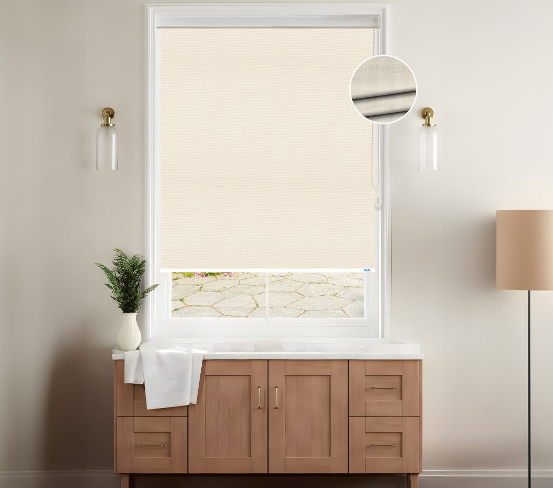Roller Blinds - Blackout Serene Opaque (01 White)