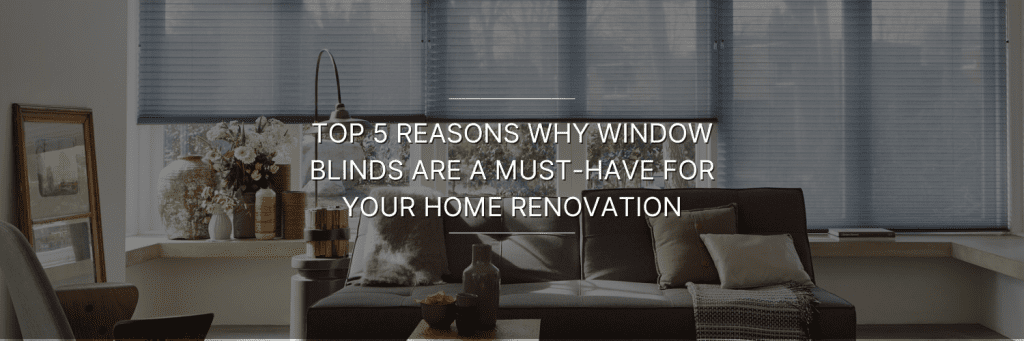 stylish cellular window blinds in a living room