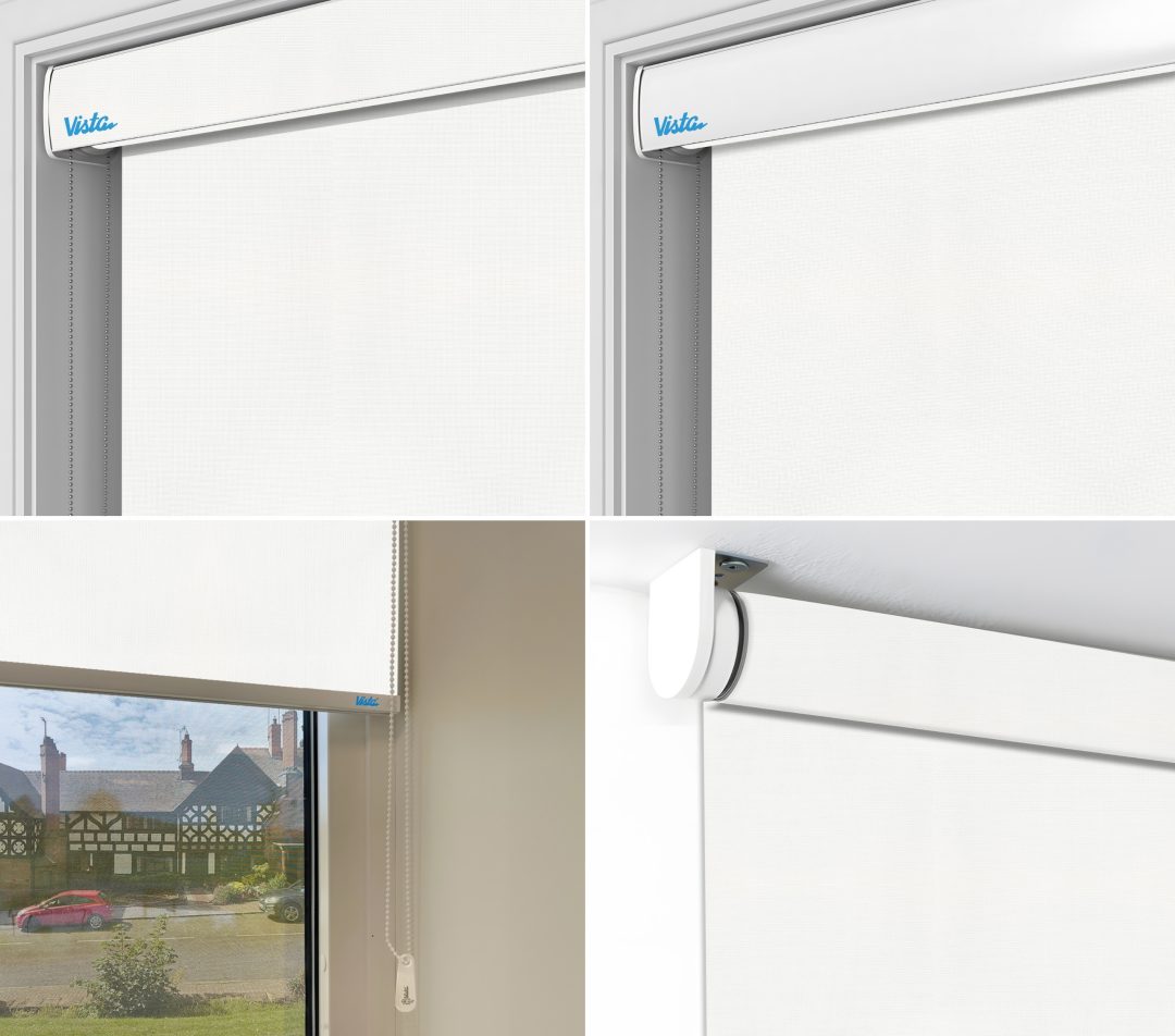 Roller Blinds - Screen Blackout Bliss (White 503) - Image 4