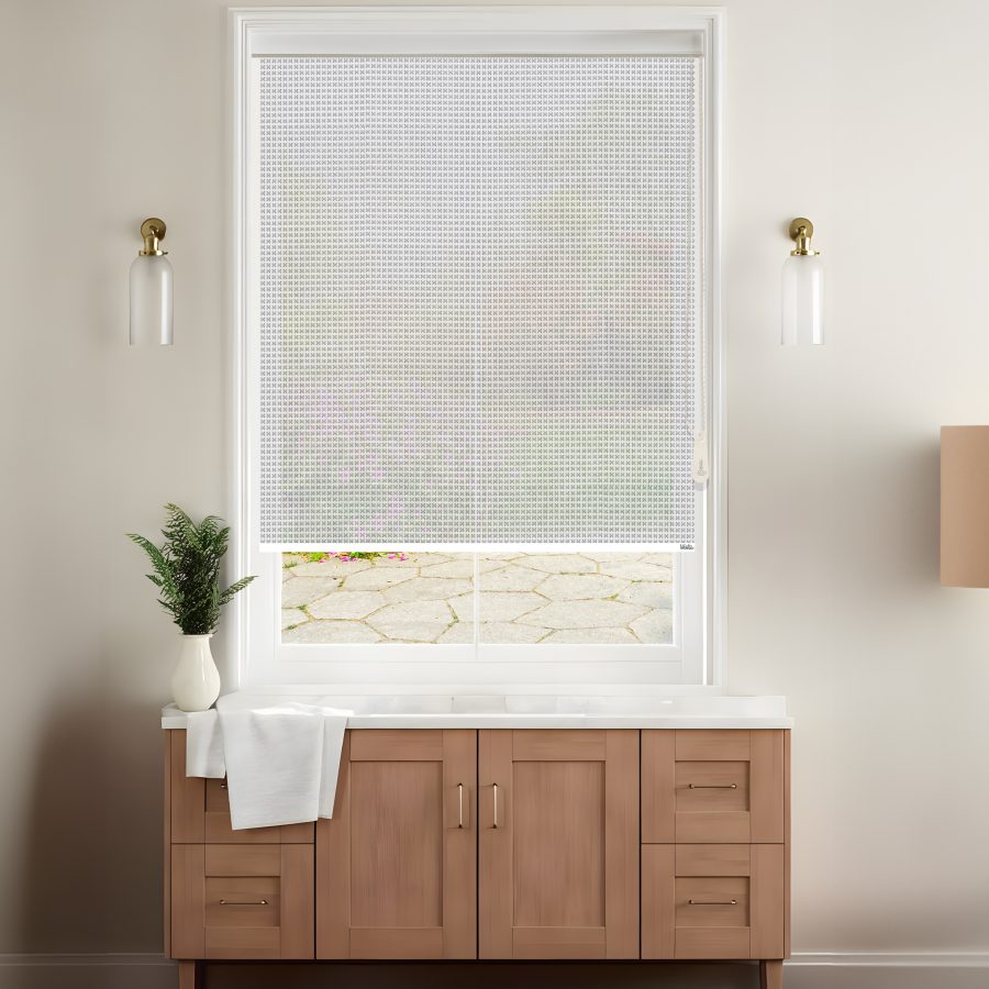 Roller Blinds - Screen Classic 5% II(555 White Grey)
