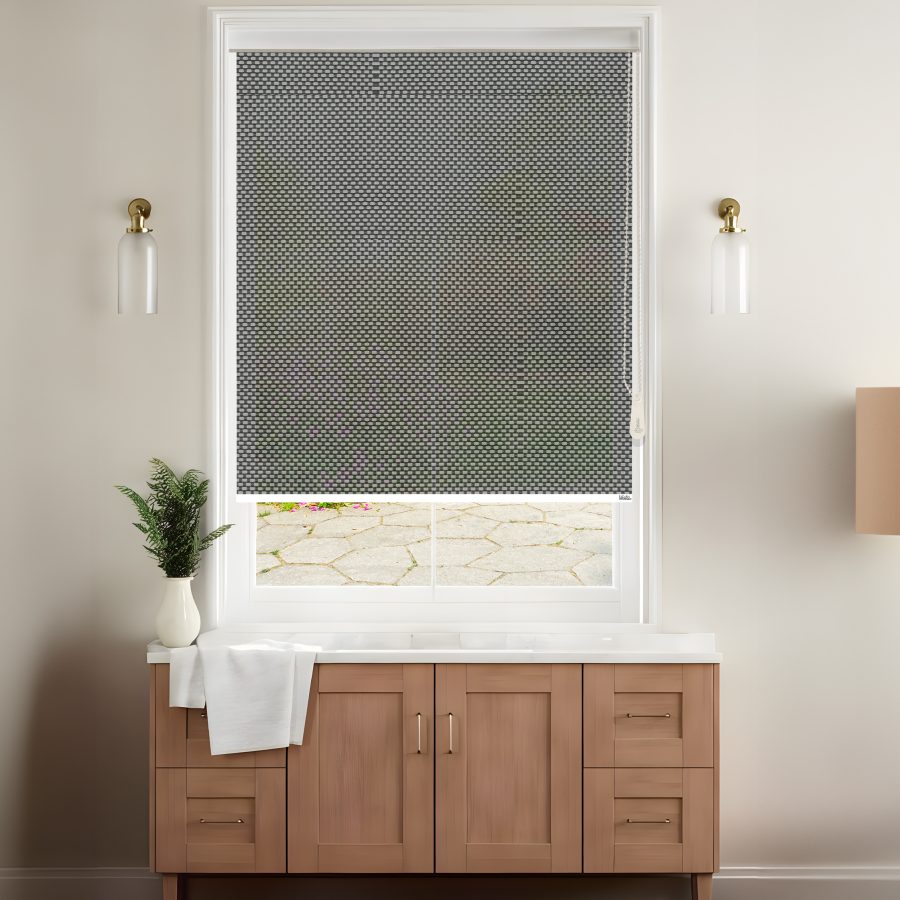 Roller Blinds - Screen Classic 5% III(556 Black Grey)