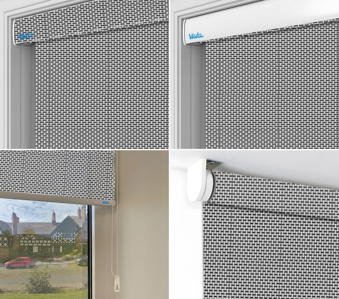 Roller Blinds - Translucent Panama (PN 08 Charcoal) - Image 4