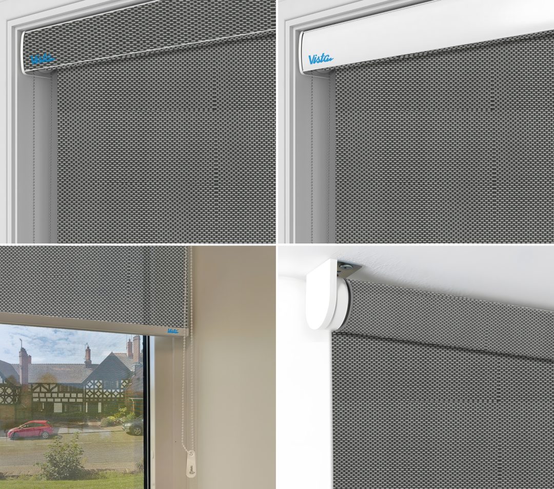 Roller Blinds - Screen Classic 5% III(556 Black Grey) - Image 4